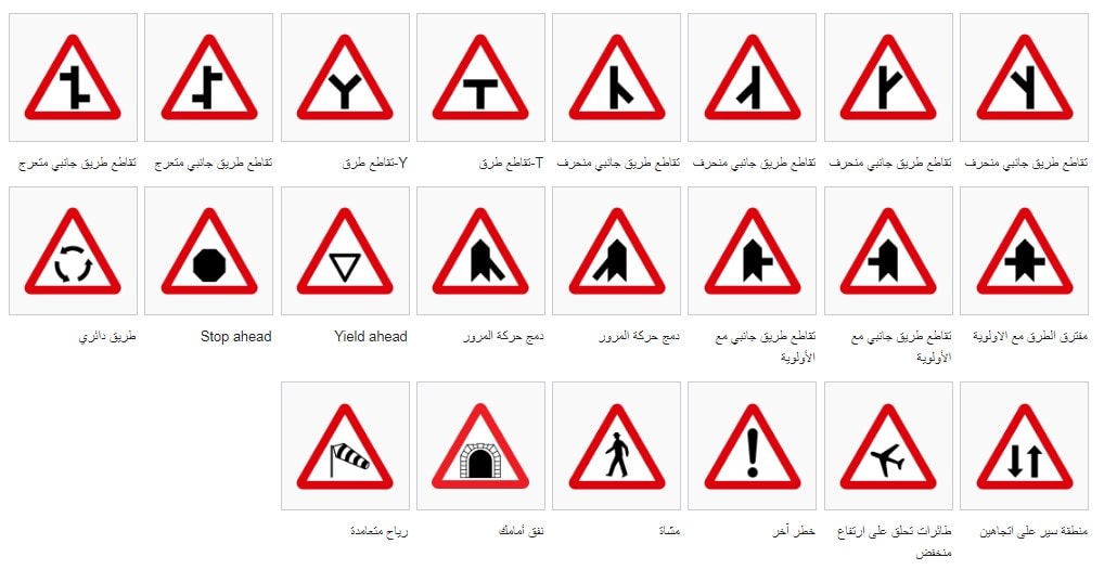 اختبار اشارات المرور السعودية 2021- 1442 تطبيق الإشارات 