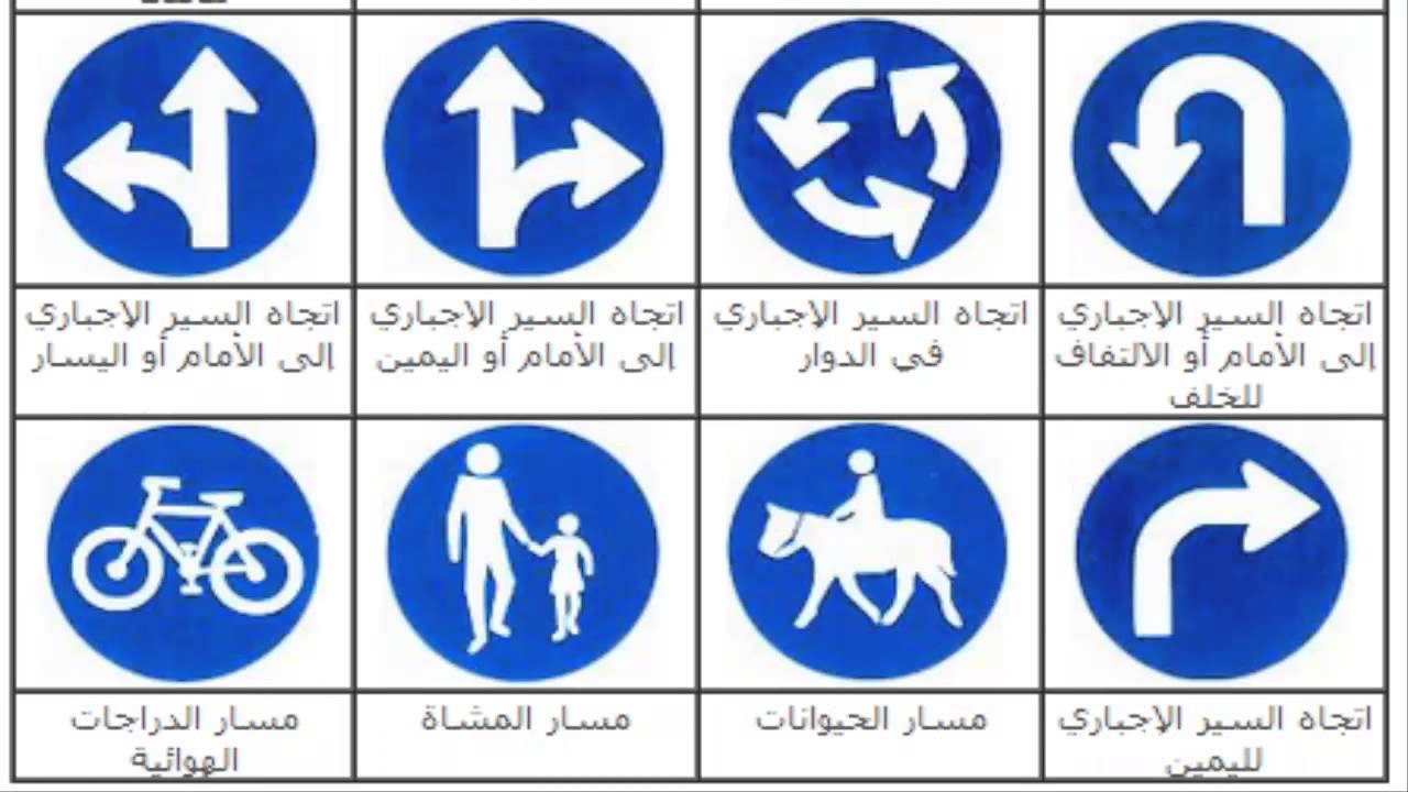 أنواع إشارات المرور ومعانيها 1442 في السعودية