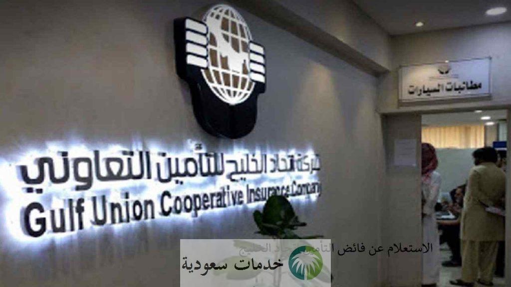 الاستعلام عن فائض التأمين اتحاد الخليج 1443 والشركات الأخرى