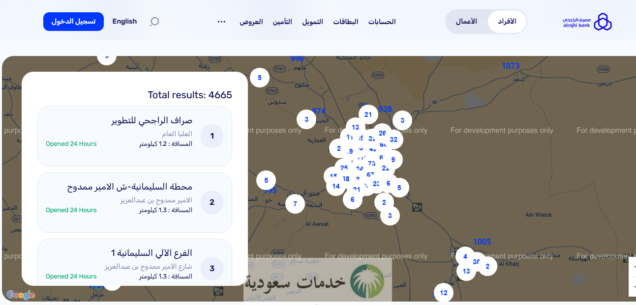 خدمات الصراف الراجحي الإلكترونية 1447 حلول مصرفية للعملاء 