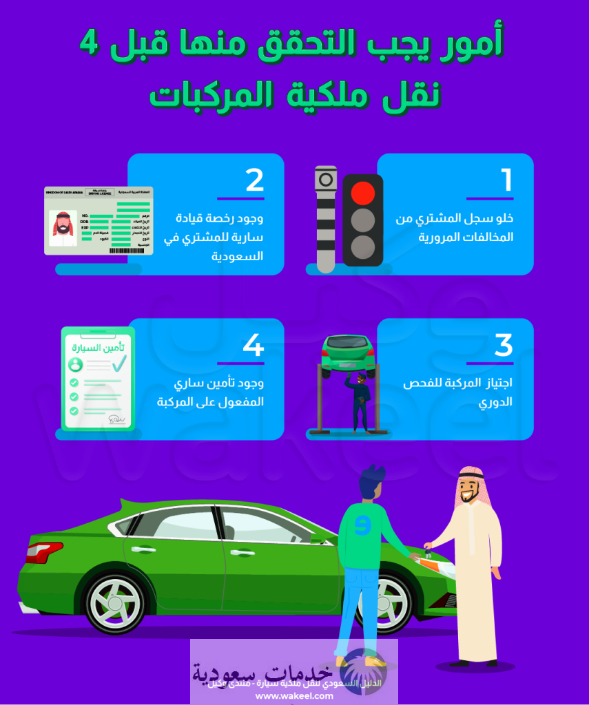 نقل ملكية المركبة عبر أبشر 2025- 1447 بالخطوات في السعودية