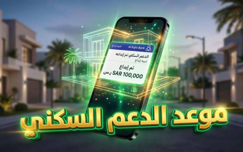 عاجل.. موعد إيداع الدعم السكني يوم 24 من كل شهر ولمدة 5 أيام عمل