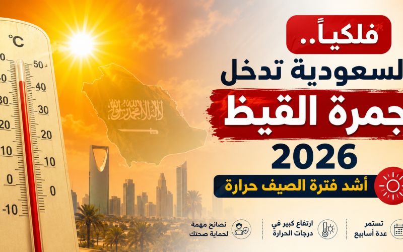 “فلكيا” دخول جمرة القيظ في السعودية 2026 أشد فترة الصيف حرارة